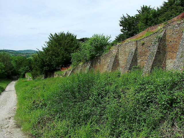 Old retaining wall